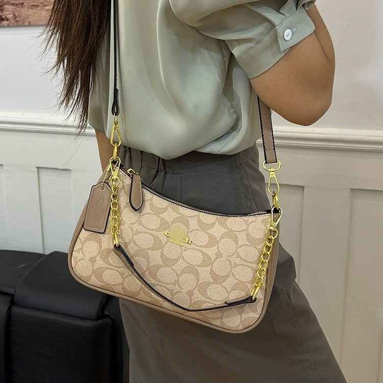 Monogram Crescent Crossbody Bag