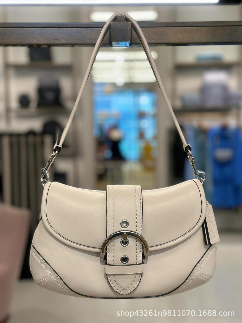 Buckle Flap Shoulder Bag
