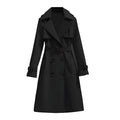 Belted Double-Breasted Trench Coat - Isabella Mae
