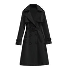 Belted Double-Breasted Trench Coat - Isabella Mae
