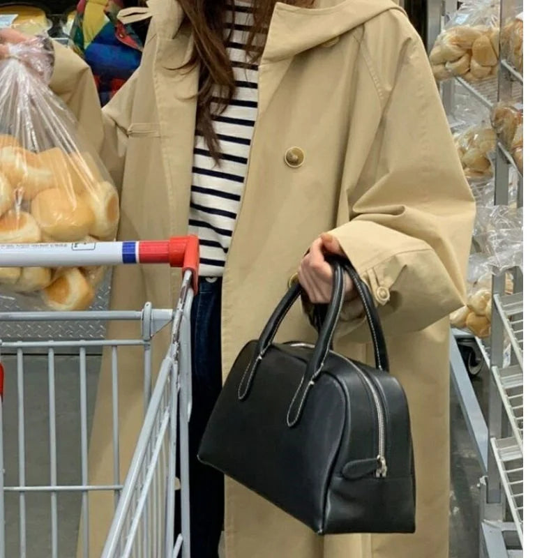 Relaxed Hooded Trench Coat - Isabella Mae