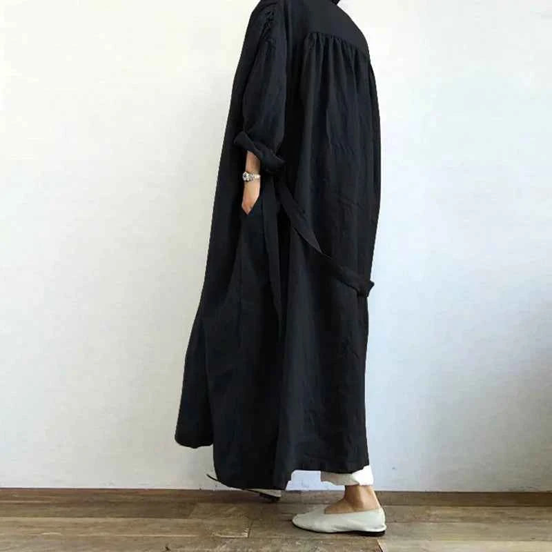 Oversized Cotton Trench Coat