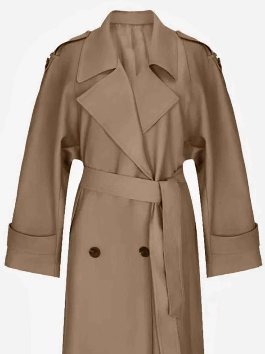 Oversized Belted Trench Coat