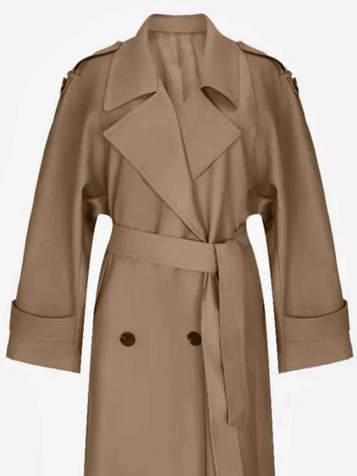 Oversized Belted Trench Coat