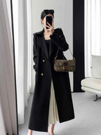 Gold Button Trench Coat