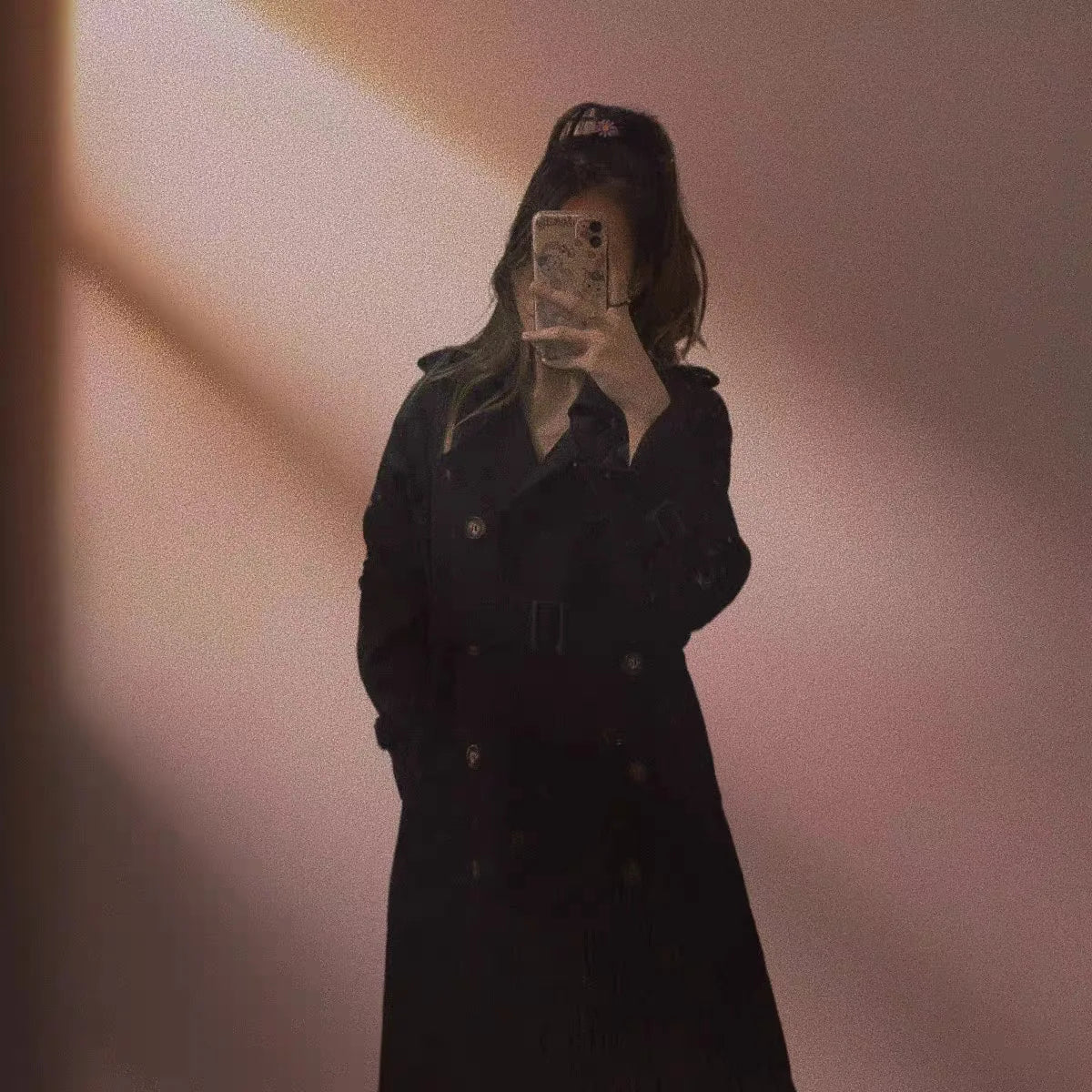Belted Double-Breasted Trench Coat - Isabella Mae