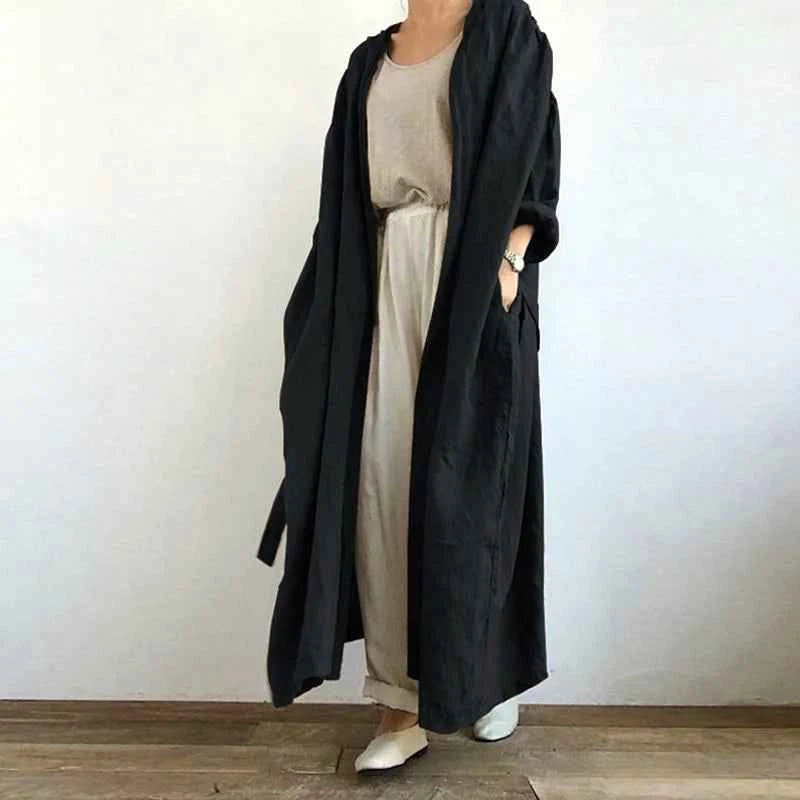 Oversized Cotton Trench Coat