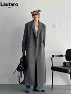 Oversized Double-Breasted Trench Coat