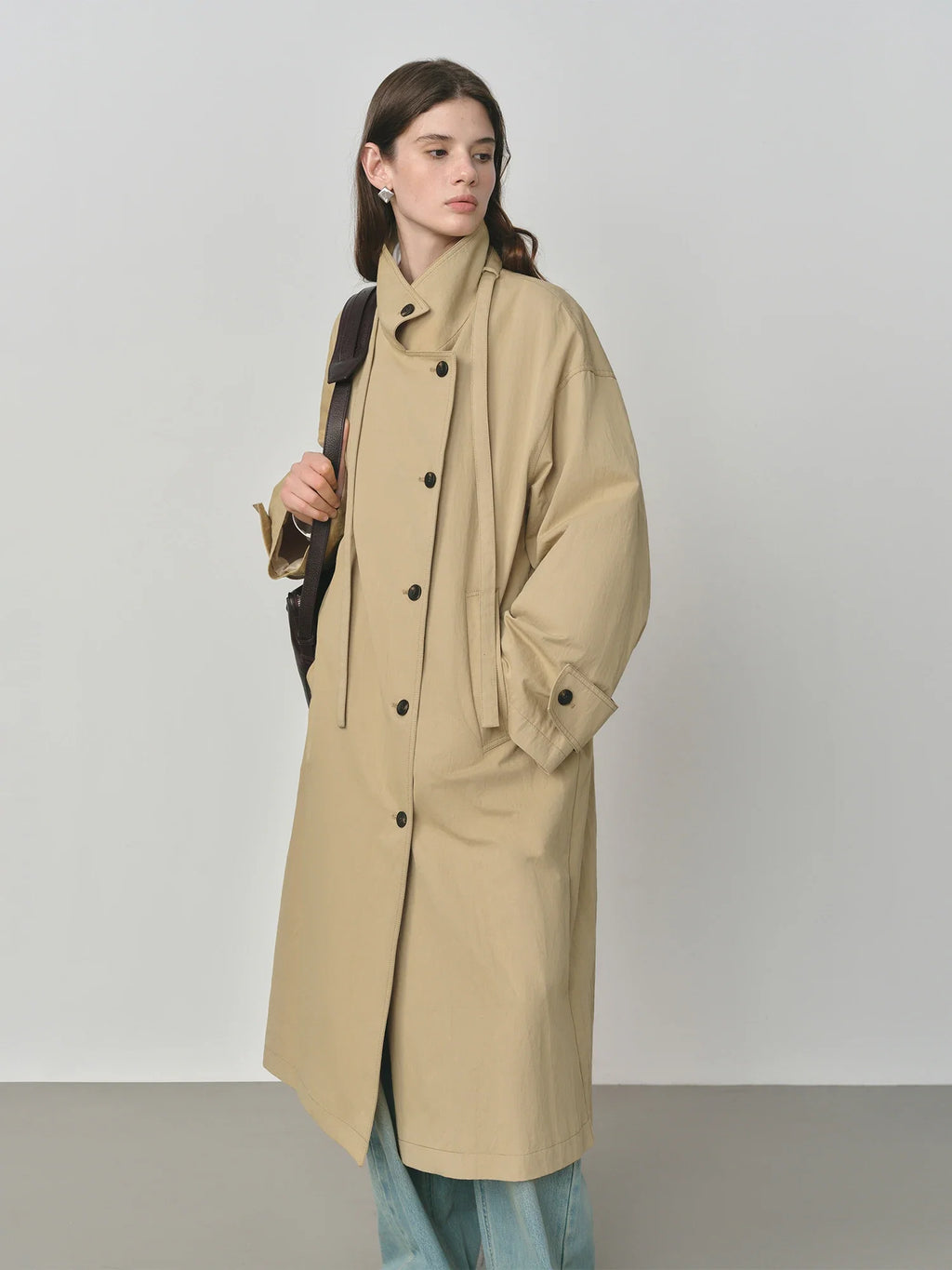 Oversized Longline Trench Coat - Isabella Mae