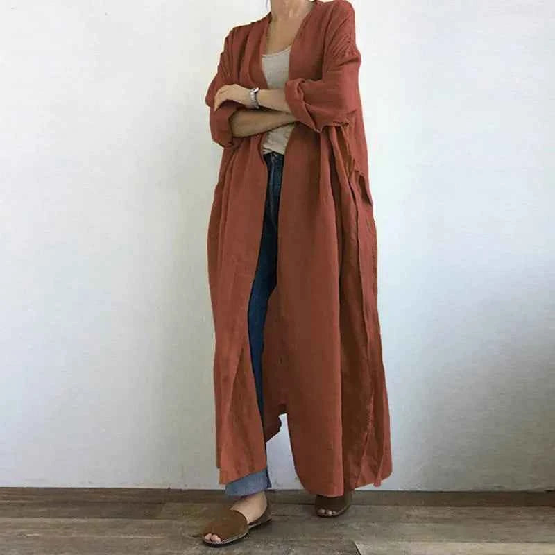 Oversized Cotton Trench Coat