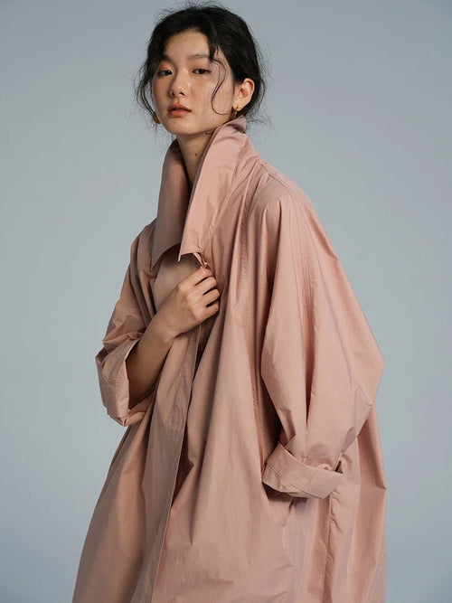 Oversized Lightweight Trench Coat
