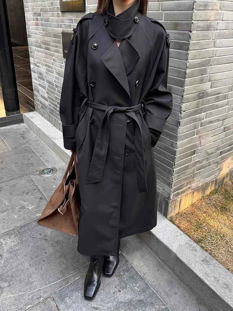 Oversized Belted Trench Coat