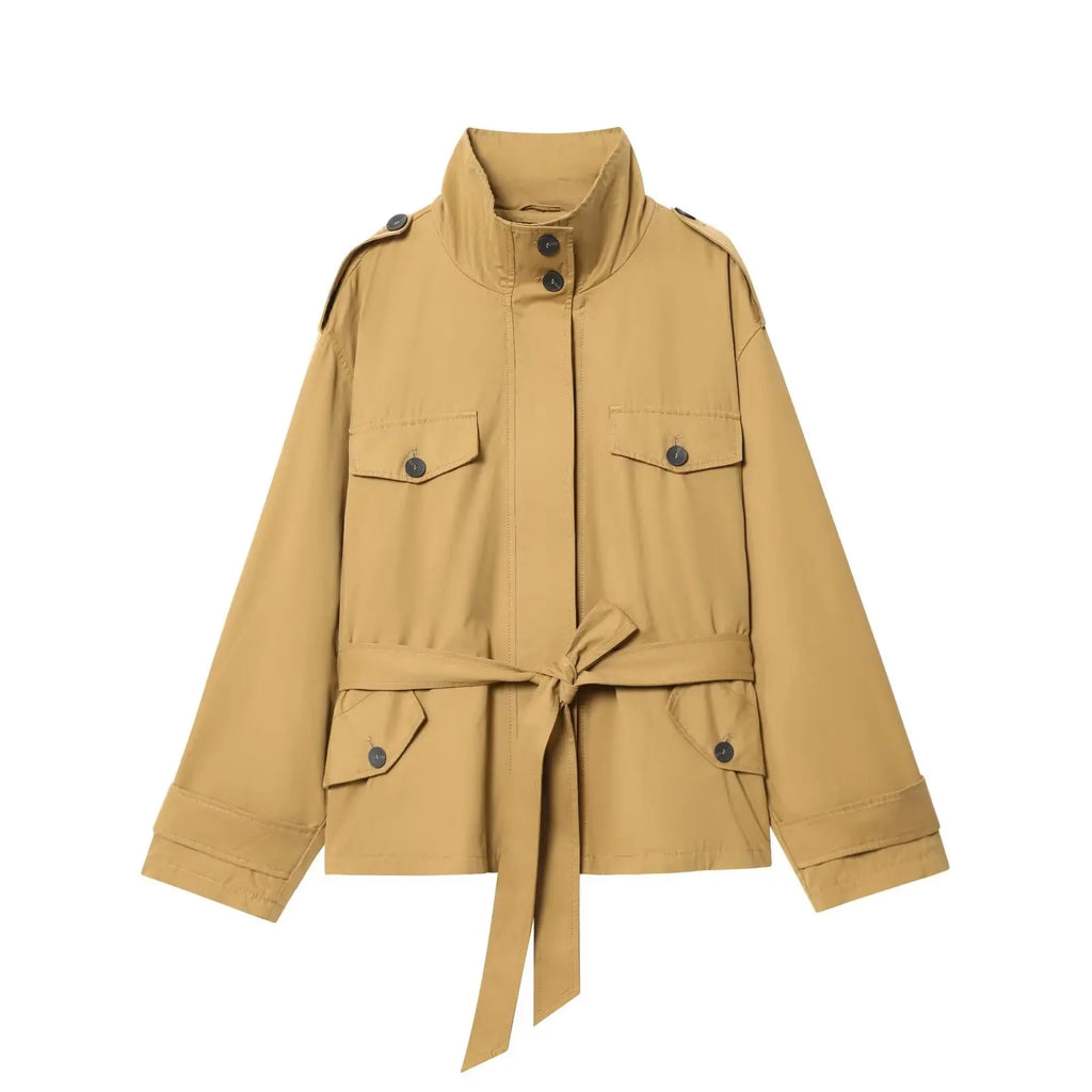 Belted Utility Jacket & Mini Skort Set - Isabella Mae