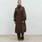 Drawstring Waist Trench Coat