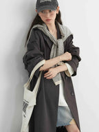 Longline Belted Trench Coat