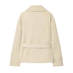 Belted Short Trench Coat