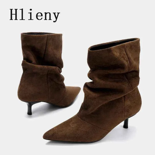 Women's Slouchy Suede Ankle Boots