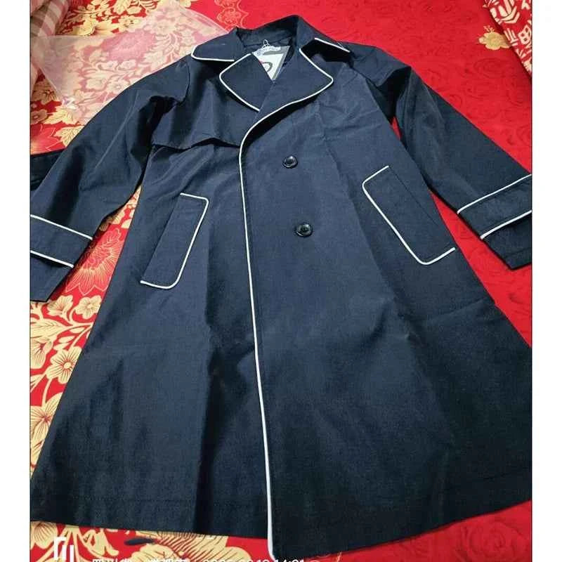 Belted Double Breasted Trench Coat
