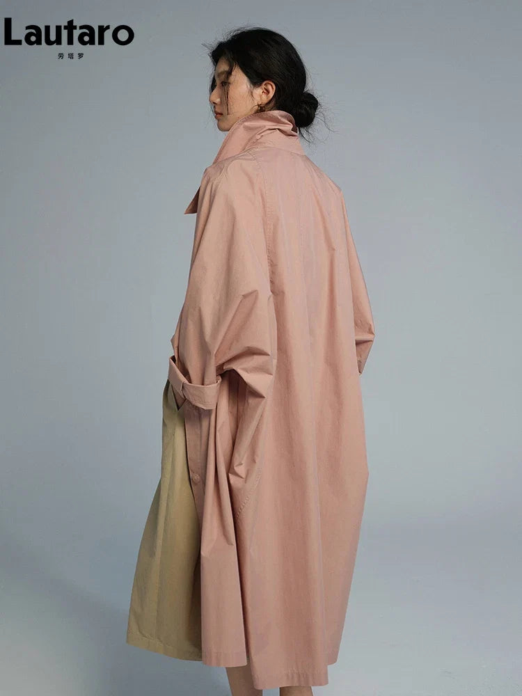 Oversized Lightweight Trench Coat - Isabella Mae