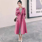 Belted Double-Breasted Trench Coat