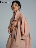 Oversized Lightweight Trench Coat - Isabella Mae