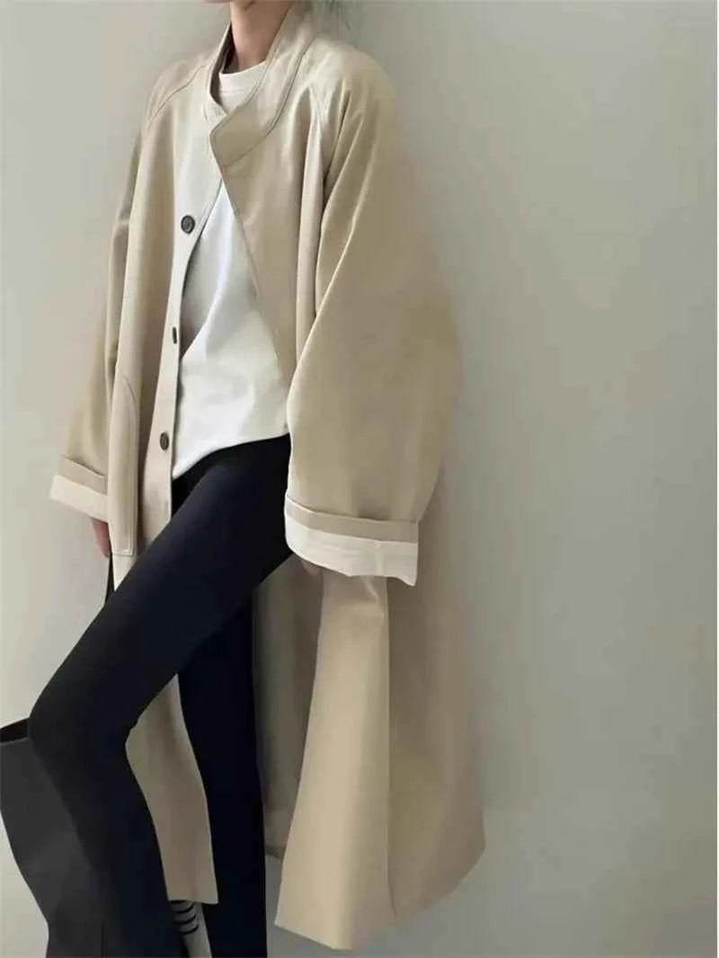Longline Stand Collar Trench