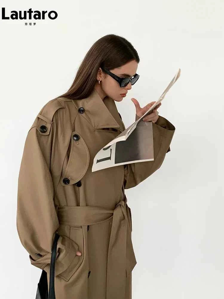 Oversized Belted Trench Coat