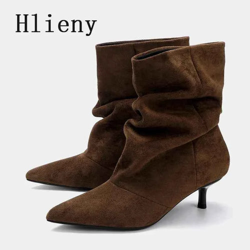 Women's Slouchy Suede Ankle Boots