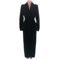 Velvet Belted Trench Coat - Isabella Mae