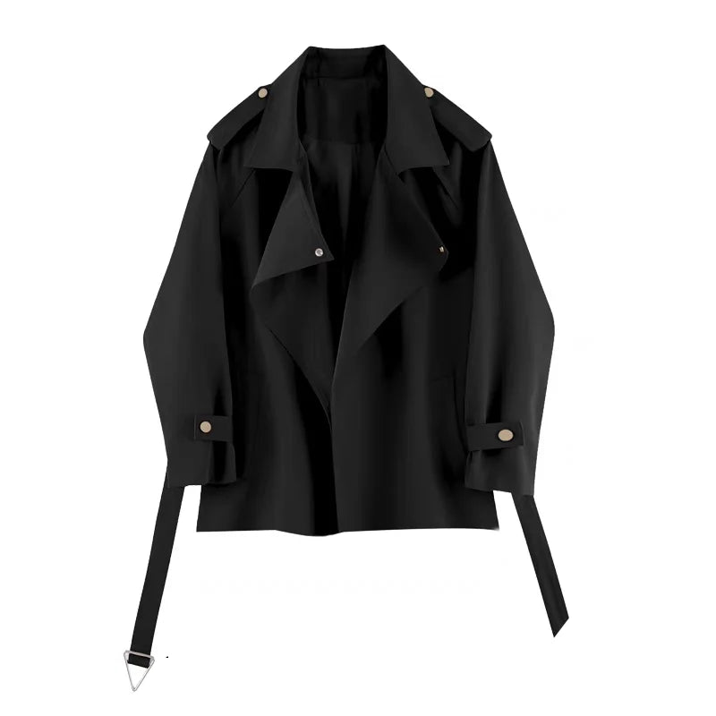 Short Belted Trench Coat - Isabella Mae