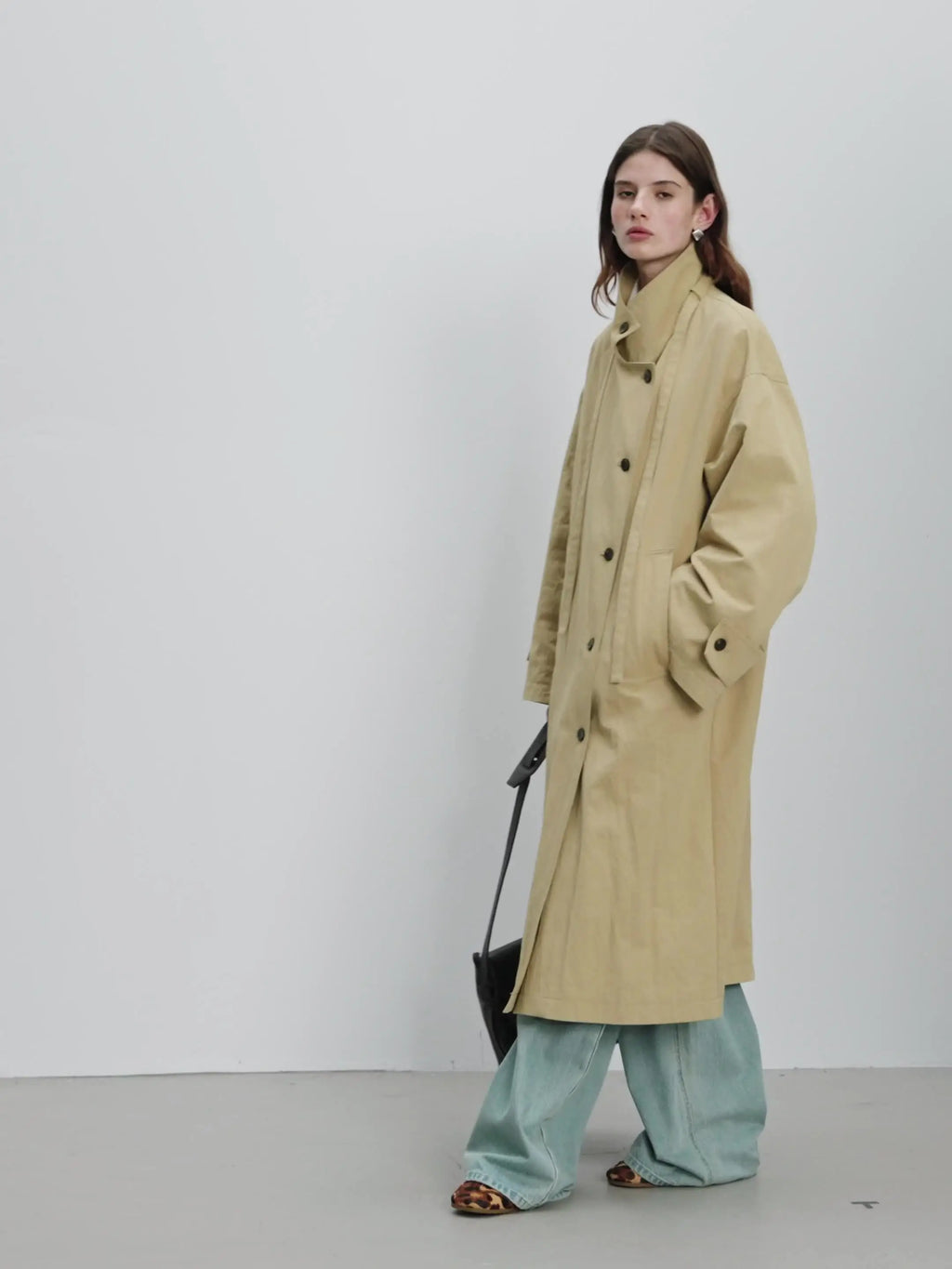 Oversized Longline Trench Coat - Isabella Mae