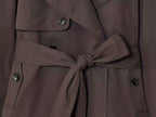 Belted Short Trench Coat