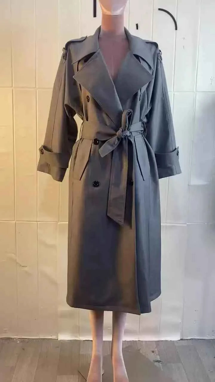 Oversized Belted Trench Coat