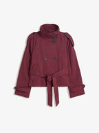 Short Belted Trench Coat - Isabella Mae
