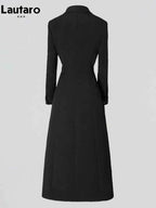 Fitted Double-Breasted Trench Coat