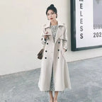 Belted Double-Breasted Trench Coat - Isabella Mae
