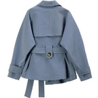 Short Belted Trench Coat - Isabella Mae