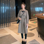 Belted Double-Breasted Trench Coat - Isabella Mae