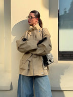 Belted Utility Trench Jacket - Isabella Mae