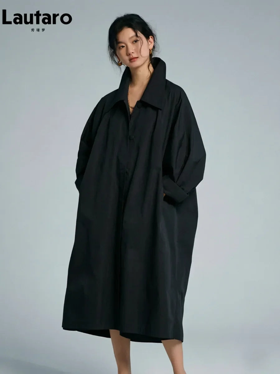 Oversized Lightweight Trench Coat - Isabella Mae