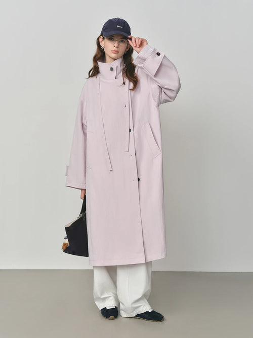 Oversized Longline Trench Coat