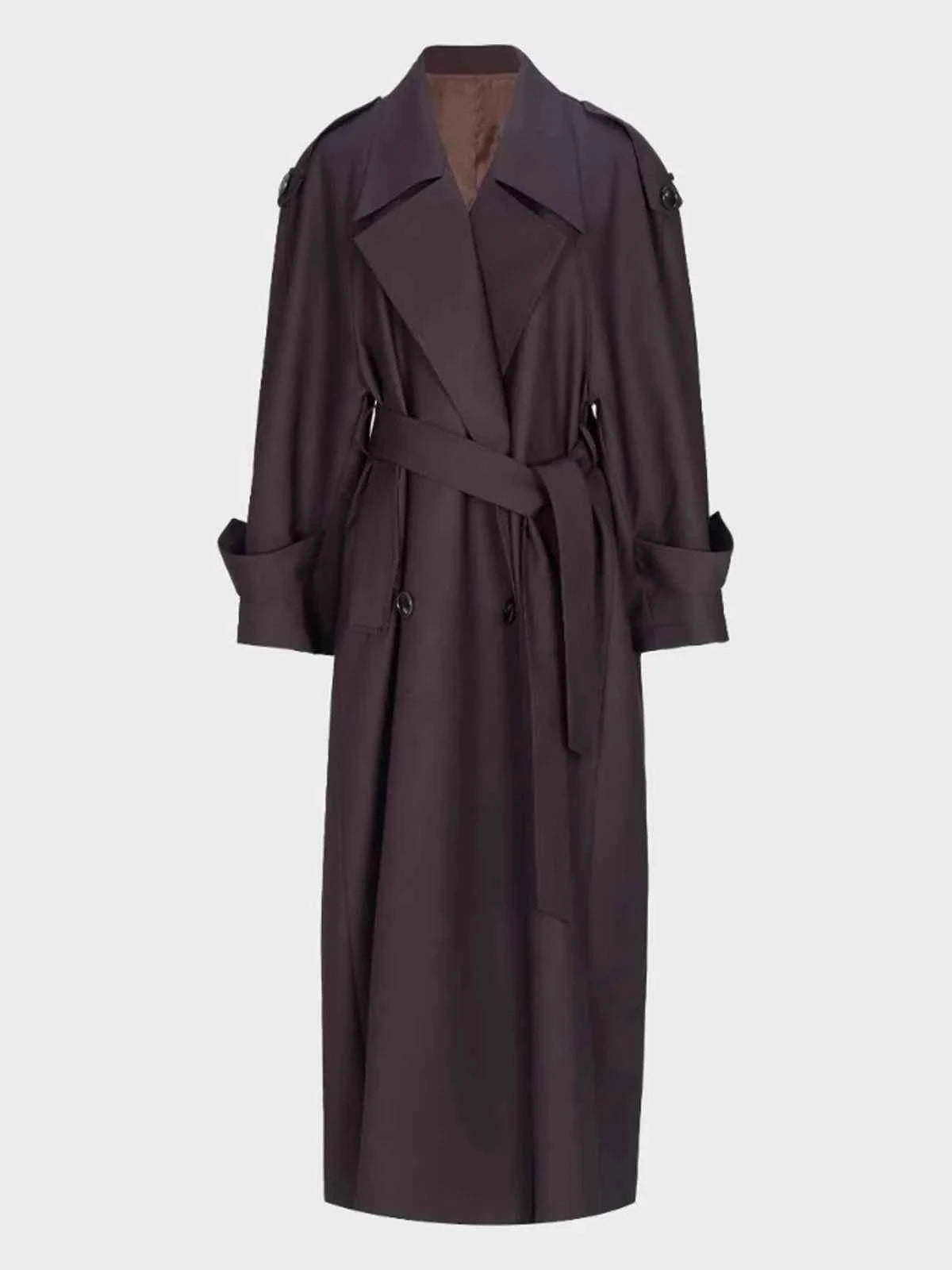 Oversized Belted Trench Coat