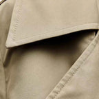 Belted Double-Breasted Trench Coat