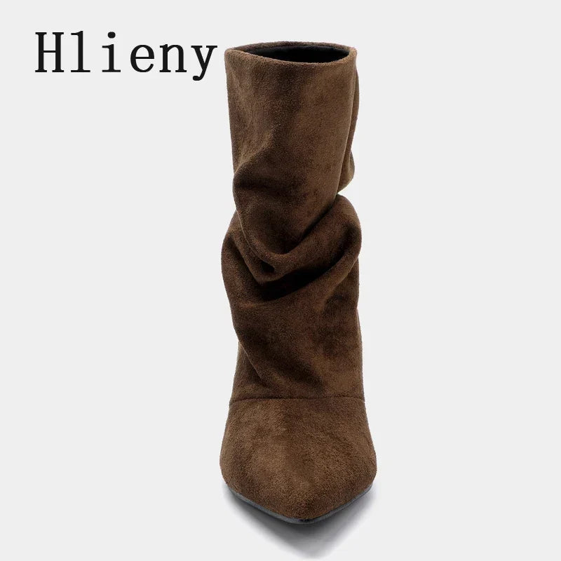 Women's Slouchy Suede Ankle Boots