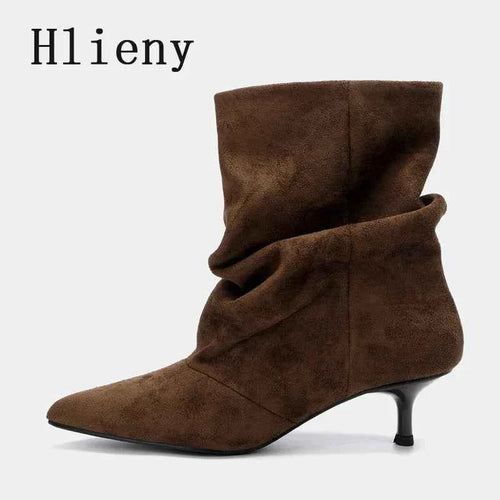 Women's Slouchy Suede Ankle Boots