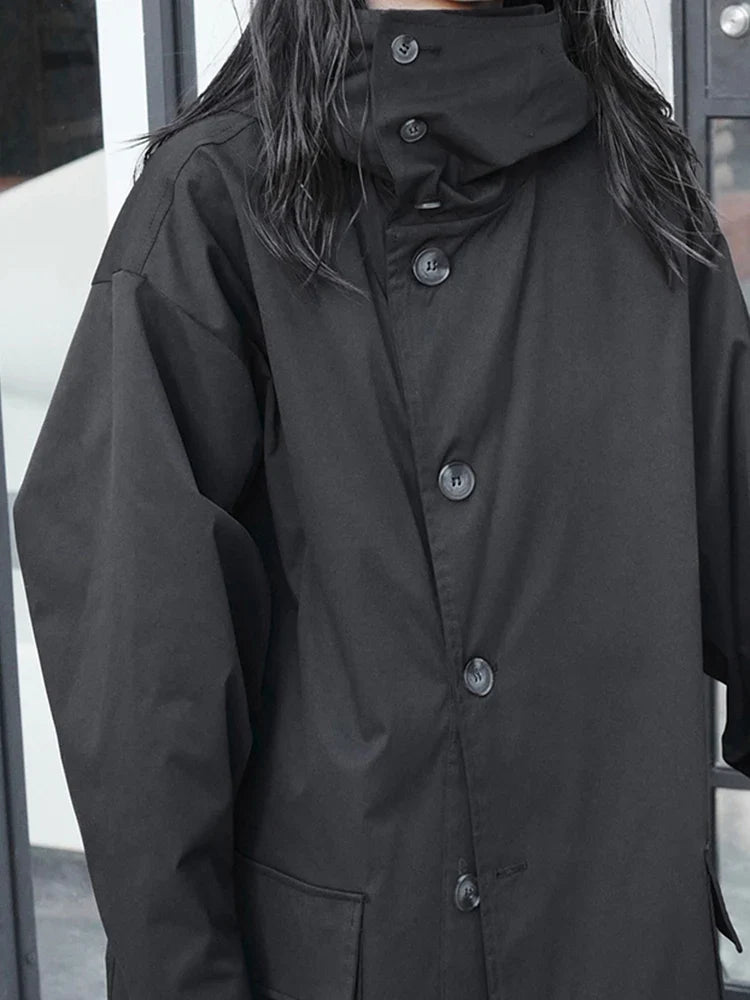 Oversized Hooded Trench Coat - Isabella Mae