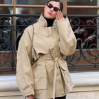 Belted Utility Trench Jacket - Isabella Mae