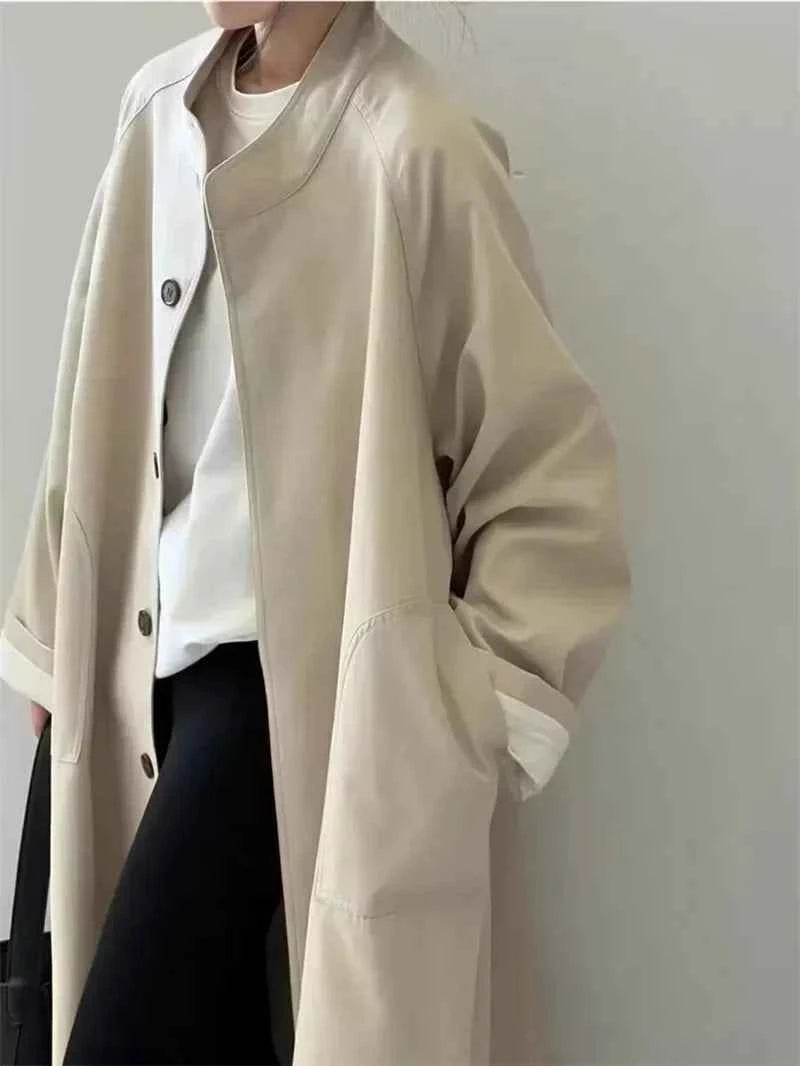 Longline Stand Collar Trench