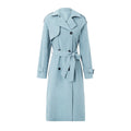 Belted Double-Breasted Trench Coat - Isabella Mae