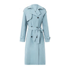 Belted Double-Breasted Trench Coat - Isabella Mae